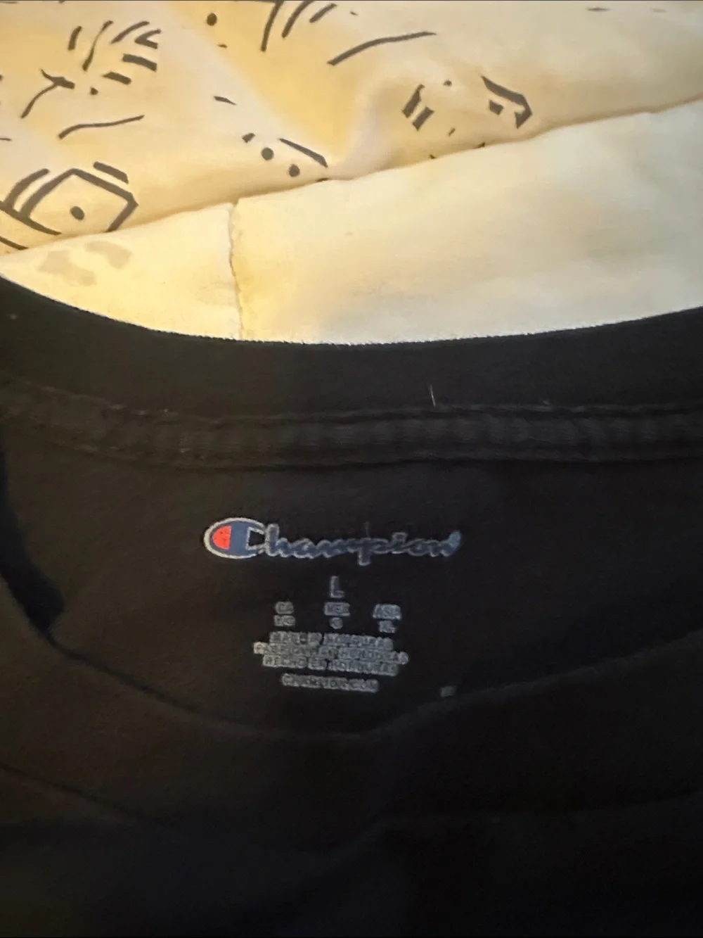 Champion Black South Carolina Gamecocks Graphic Tee with Red and White Logo - Picture 5 of 5